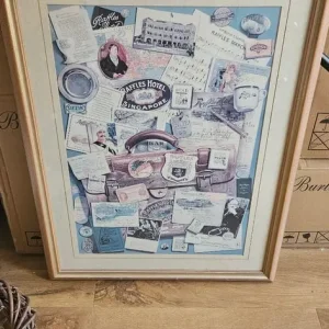 Framed Raffles Singapore picture