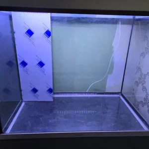 Fluval 230l fish tank with filter, lights, and custom weir - Image 5