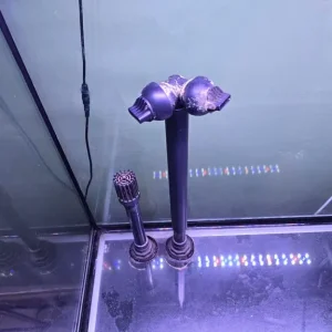 Fluval 230l fish tank with filter, lights, and custom weir - Image 6