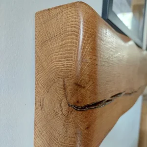 Solid Oak Beam Mantel Shelf - Image 3