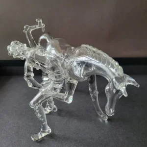 Glass Farrier and Horse Ornament - Image 3
