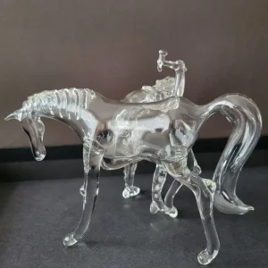Glass Farrier and Horse Ornament - Image 4