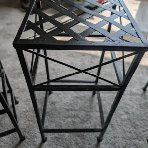 Matching set of three plant stands - Image 4
