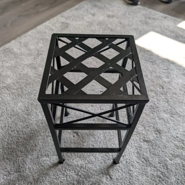 Matching set of three plant stands