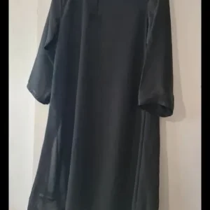 Girls Chiffon Dress Size 12 Black - Image 6