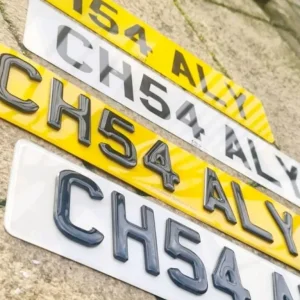 CH54 ALY Private Number Plate