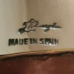 Vintage silver colour letter desk tidy - Image 6