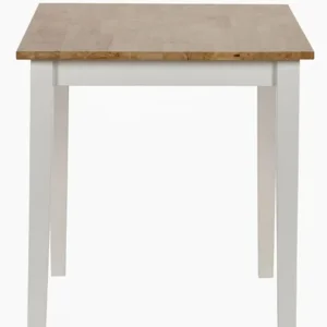 Oak white dining table and matching bench - Image 7