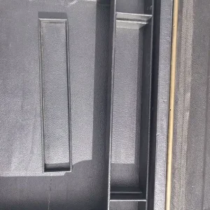 Late 19th century folding leather bound writing sloop - Image 5