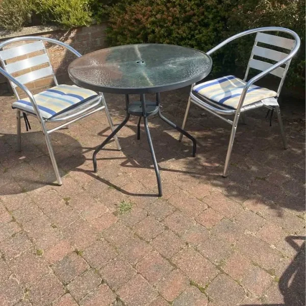 light weight bistro garden set