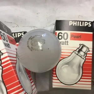 Philips 110v 60w bayonet bulbs x15
