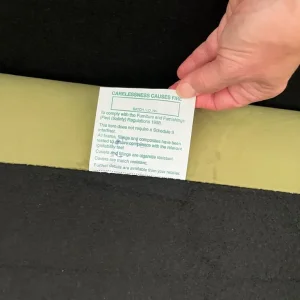 Light Olive Velvet Loveseat - Image 6