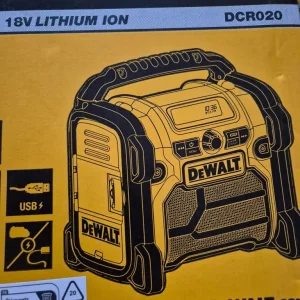 Dewalt 18V Radio with Battery and Charger - Image 2