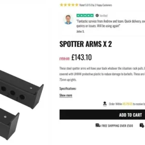 Folding wall rack from factory weights - Image 3