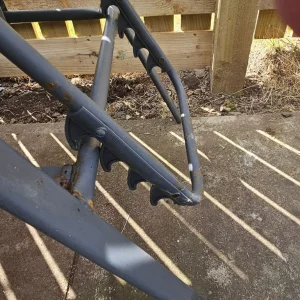 6 seater dining set with cushions, 2 footstools and side table - Image 8