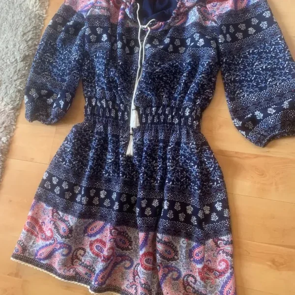 Stylish long top or dress, size 10/12