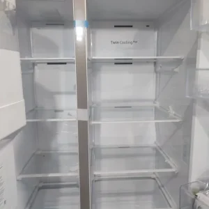 NEW GRADED SILVER SAMSUNG FROST FREE AMERICAN FRIDGE FREEZER - Image 5