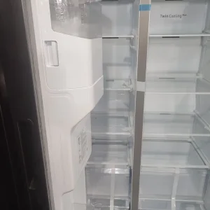 NEW GRADED SILVER SAMSUNG FROST FREE AMERICAN FRIDGE FREEZER - Image 7