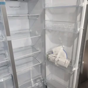 NEW GRADED SILVER SAMSUNG FROST FREE AMERICAN FRIDGE FREEZER - Image 8