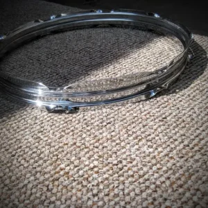 90s Premier Genista 16 Inch Hoops and Floor Tom Drum Legs - Image 8