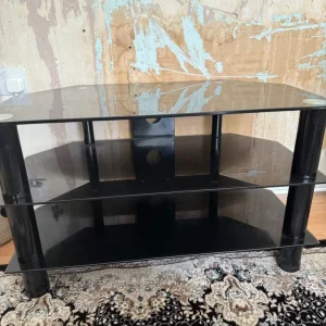 Glass TV stand