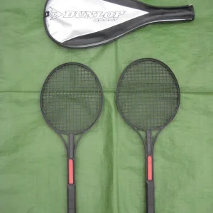 Two 20 Inch Toy Tennis Racquets and a Racquet Cover - Image 2