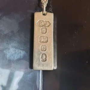 Stirling Silver ingot necklace - Image 3
