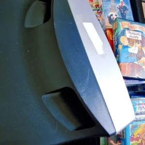 Retro TV and a stack of VHS tapes - Image 8