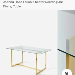 6 Seater Rectangular Dining Table - Image 3