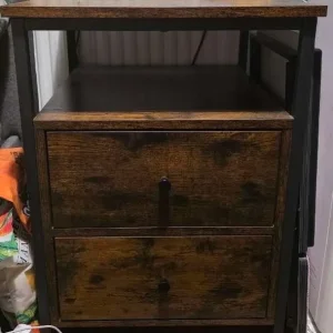 Matching Clothing Rack, Shelving and Bedside Table - Image 4