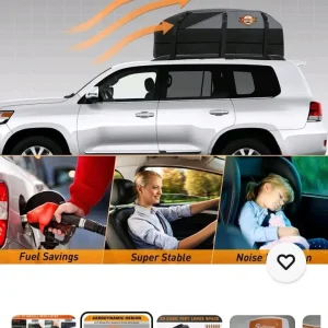 Car roof bag and rails - Image 7
