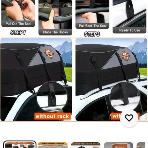 Car roof bag and rails - Image 8