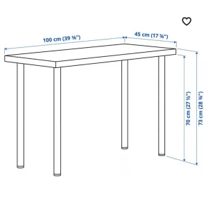 IKEA Linmon desk table white - Image 2