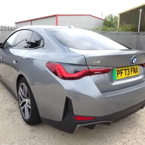 2023 BMW i4 EDrive35 Sport Electric Auto – Front and Side Damage, Cat-S Salvage, Repairable