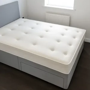 Divan bed with soft fabric storage and mattress – Single, Small Double, Double, King Size