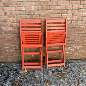 2x garden chairs - Image 2