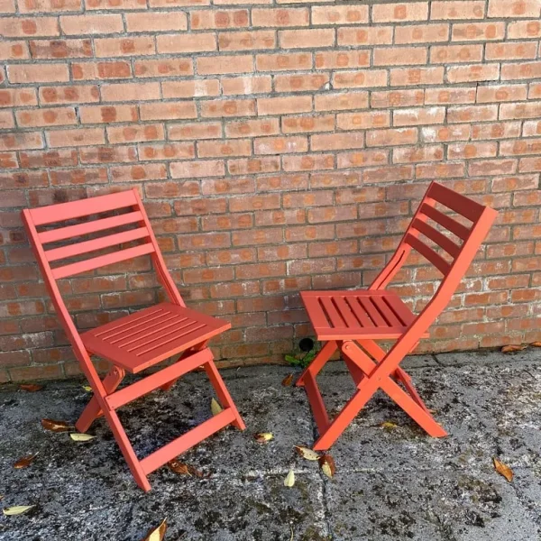 2x garden chairs