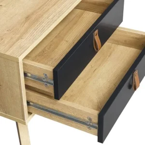 Bedside Table with 2 Drawers - Image 3