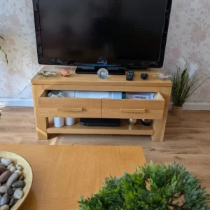 Coffee table, TV unit and 2 side tables