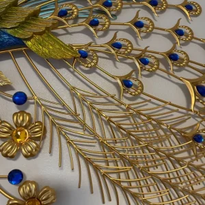 Peacock Wall Clock - Image 4