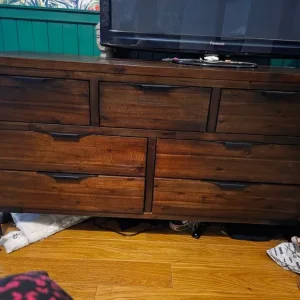 Wooden dark drawers - Image 2