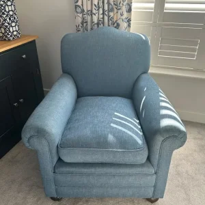 Edwardian Armchair on Casters - Image 3