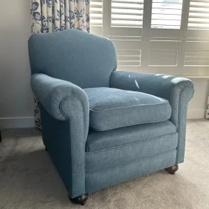 Edwardian Armchair on Casters - Image 4