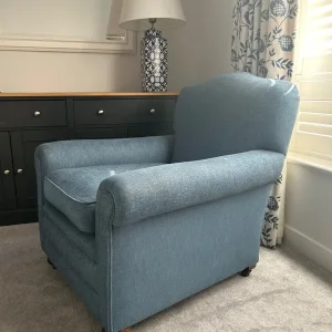 Edwardian Armchair on Casters - Image 5