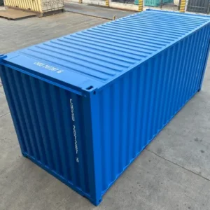 20ft One-Trip Shipping Container - Blue RAL5010 - Image 3