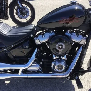 2023 Harley-Davidson Softail FXST Standard Vivid Black Custom Petrol Manual - Image 4