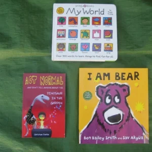 3 Kids' Books – My Word, Dinosaur in the Garden, I Am Bear