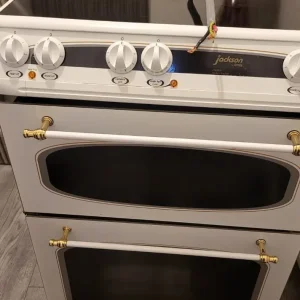 60cm electric ceramic cooker with fan oven