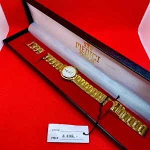 Ladies Vintage Watch Medici Gold Japan Movt