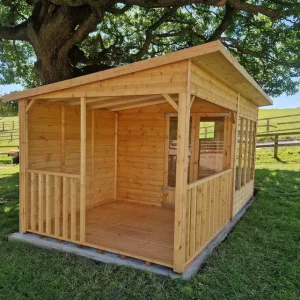 Summerhouse with Deluxe Canopy - Pinelap Sheds - Image 3